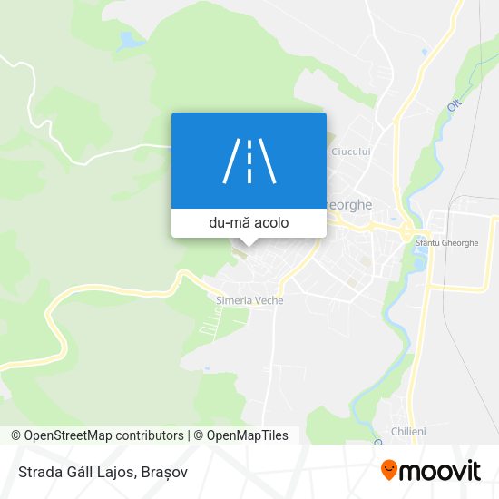 Hartă Strada Gáll Lajos