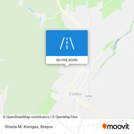 Hartă Strada M. Koniges