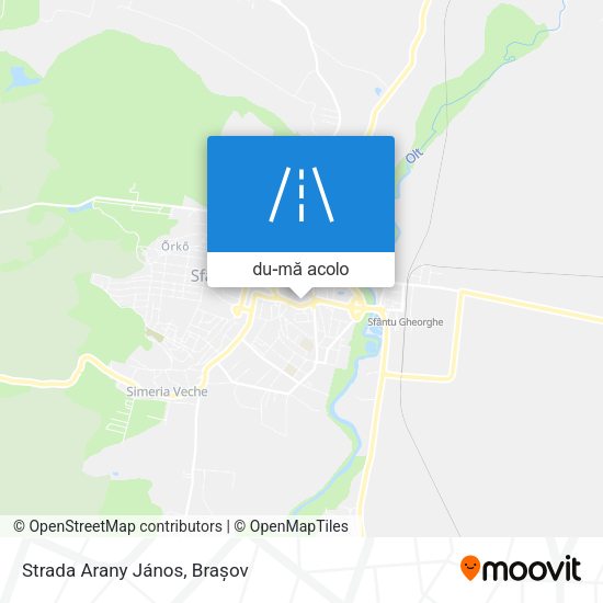 Hartă Strada Arany János