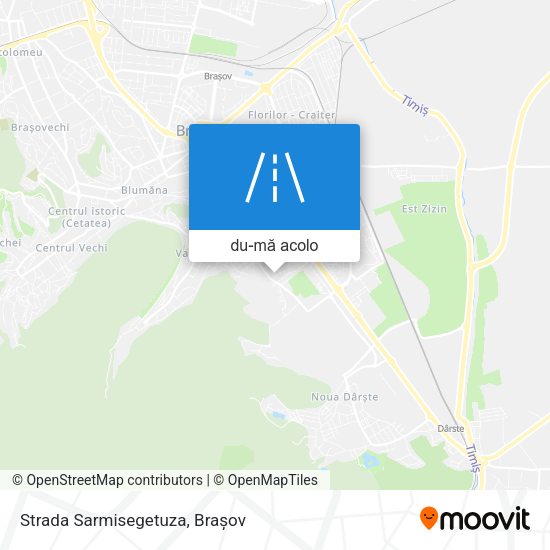 Hartă Strada Sarmisegetuza