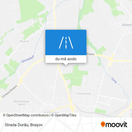 Hartă Strada Durău