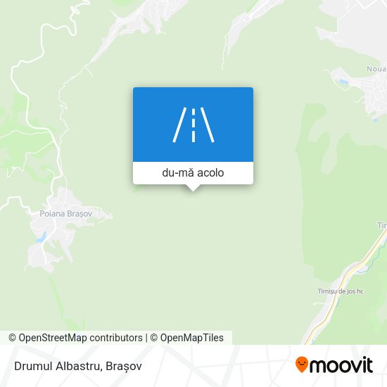 Hartă Drumul Albastru