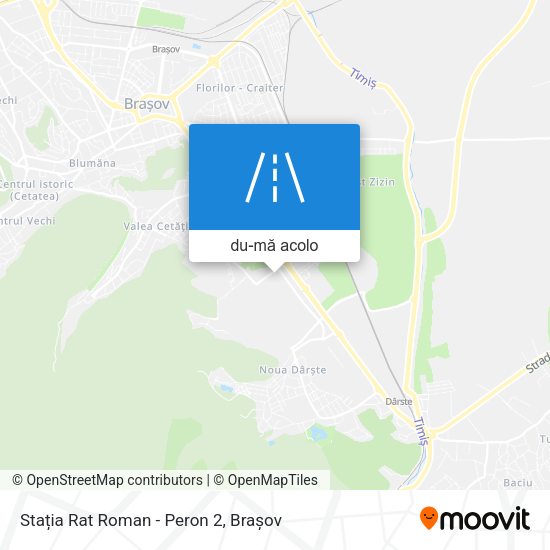 Hartă Stația Rat Roman - Peron 2