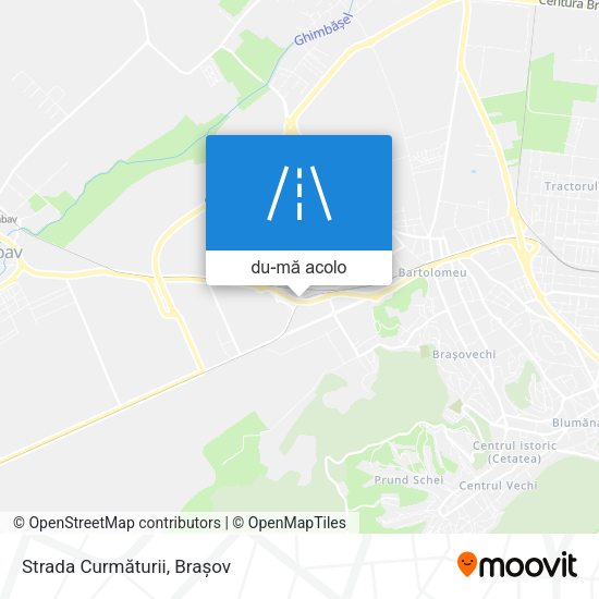Hartă Strada Curmăturii