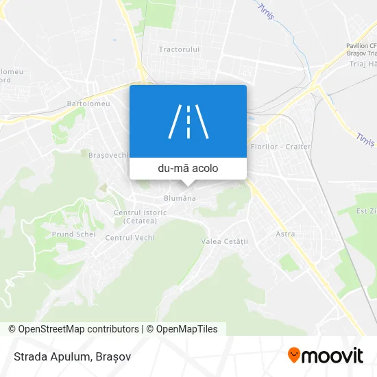 Hartă Strada Apulum