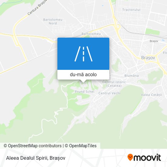 Hartă Aleea Dealul Spirii