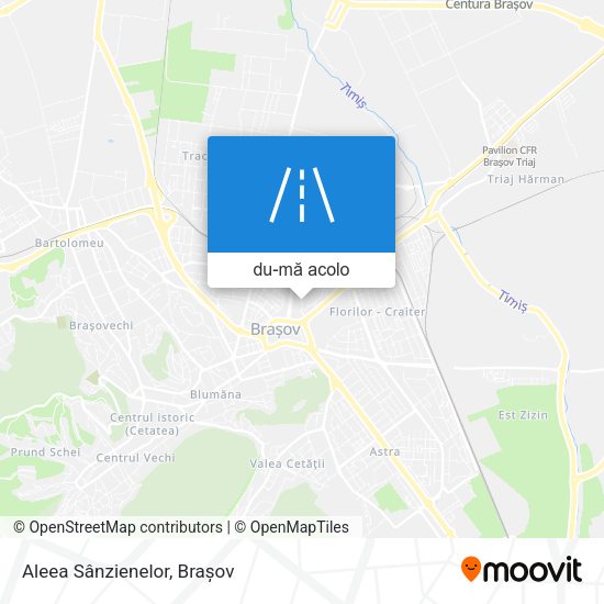 Hartă Aleea Sânzienelor