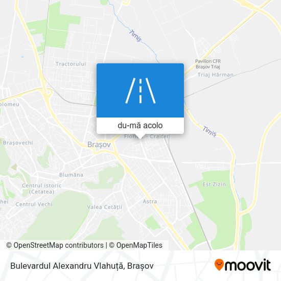 Hartă Bulevardul Alexandru Vlahuță