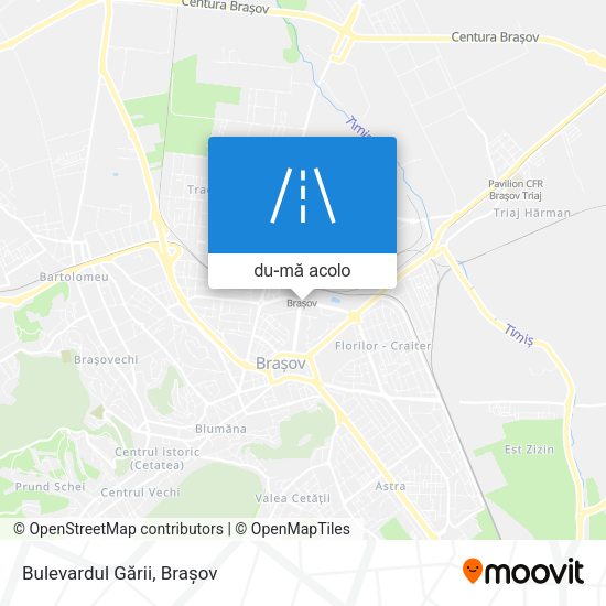 Hartă Bulevardul Gării