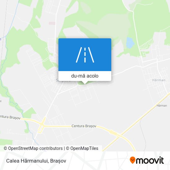 Hartă Calea Hărmanului