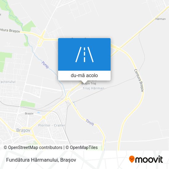 Hartă Fundătura Hărmanului