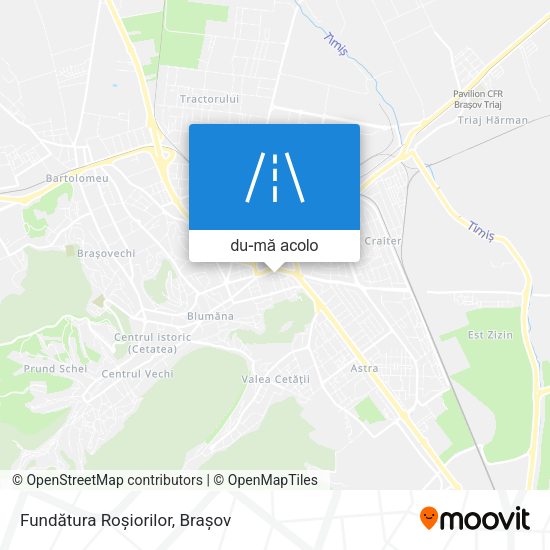 Hartă Fundătura Roșiorilor