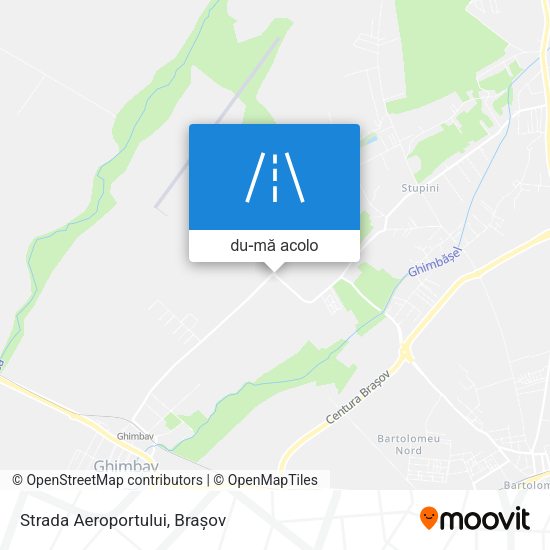 Hartă Strada Aeroportului