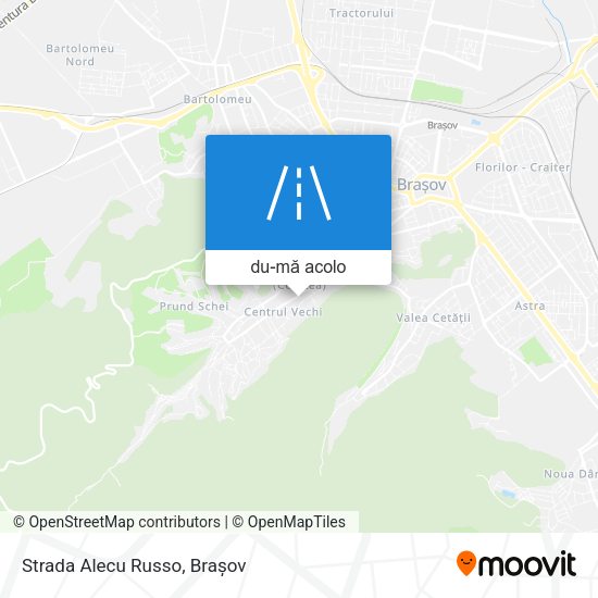 Hartă Strada Alecu Russo