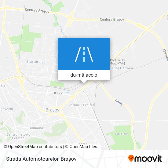 Hartă Strada Automotoarelor
