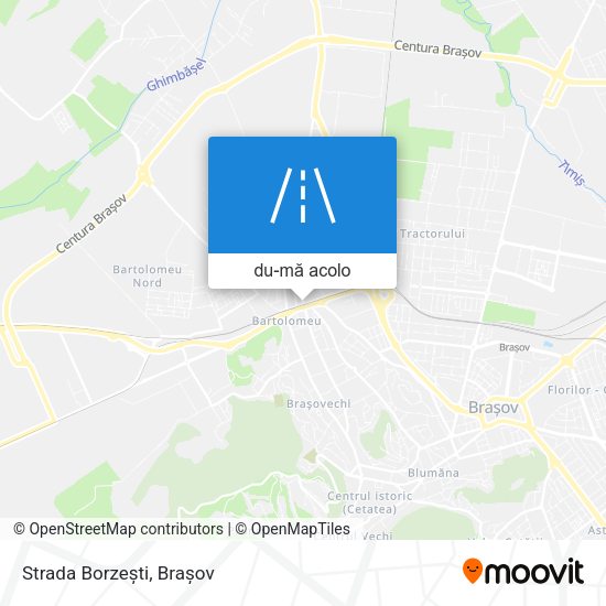 Hartă Strada Borzești