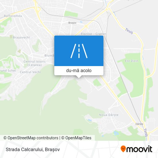 Hartă Strada Calcarului