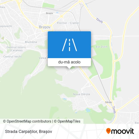 Hartă Strada Carpaților