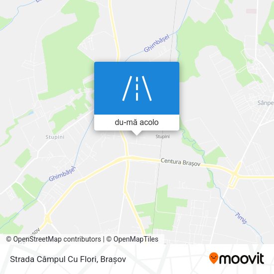 Hartă Strada Câmpul Cu Flori