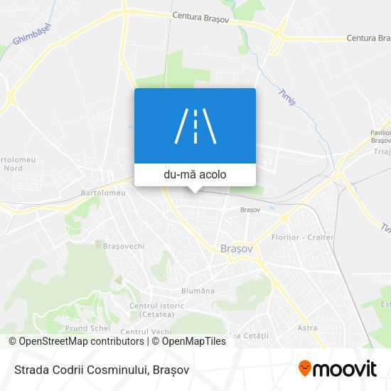 Hartă Strada Codrii Cosminului