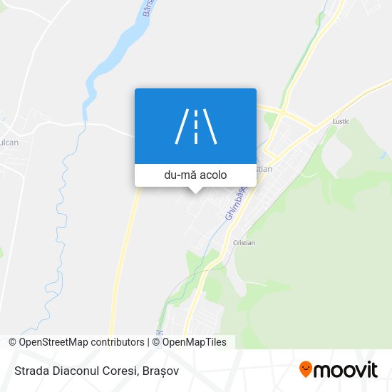 Hartă Strada Diaconul Coresi