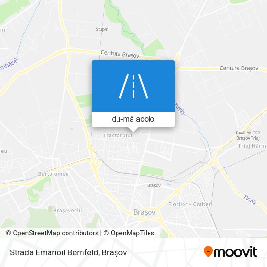 Hartă Strada Emanoil Bernfeld