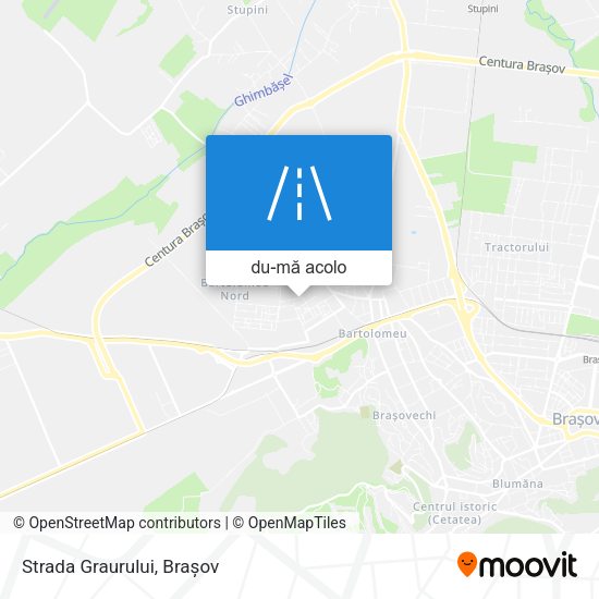 Hartă Strada Graurului