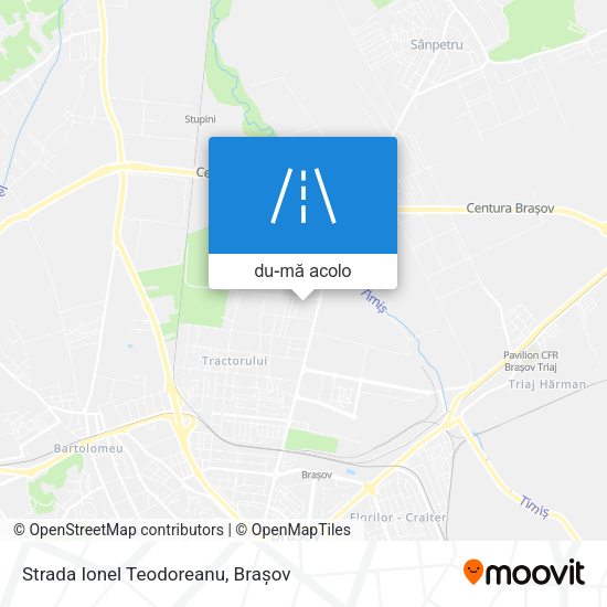 Hartă Strada Ionel Teodoreanu