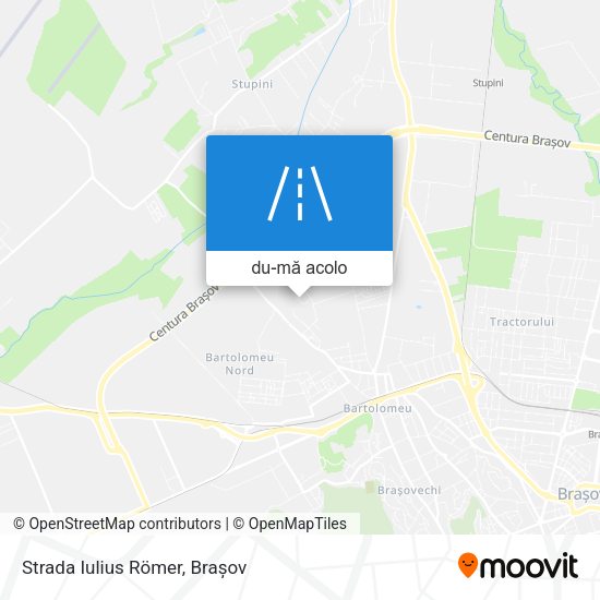 Hartă Strada Iulius Römer