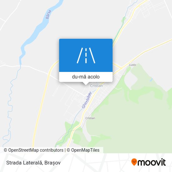 Hartă Strada Laterală