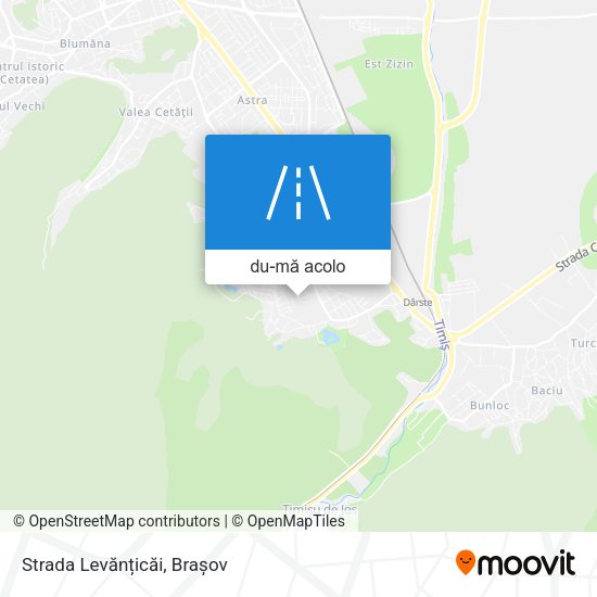 Hartă Strada Levănțicăi