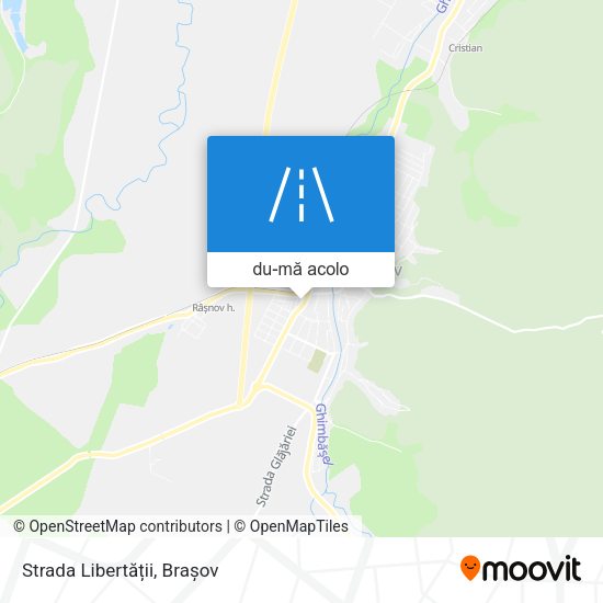 Hartă Strada Libertății
