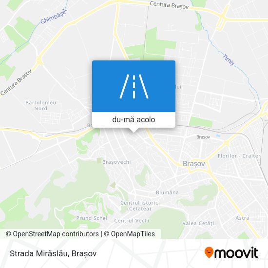 Hartă Strada Mirăslău