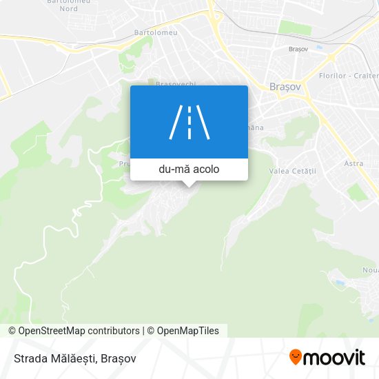 Hartă Strada Mălăești