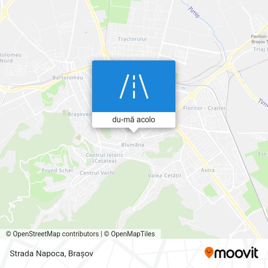 Hartă Strada Napoca