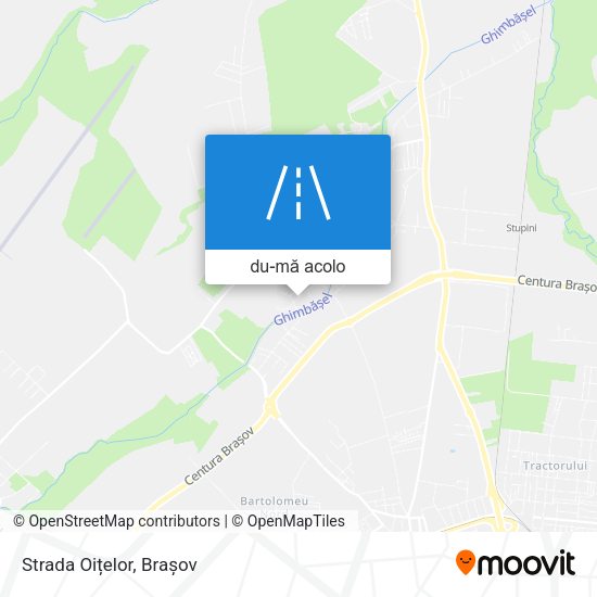 Hartă Strada Oițelor