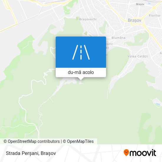 Hartă Strada Perșani