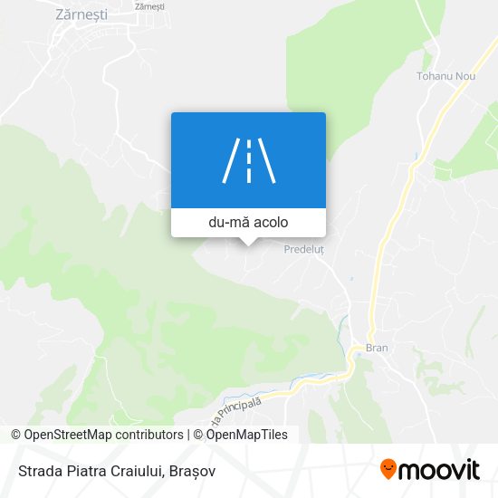 Hartă Strada Piatra Craiului