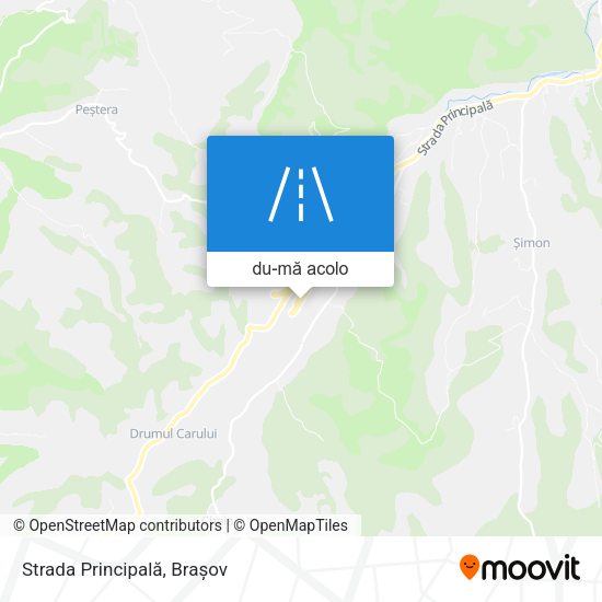 Hartă Strada Principală