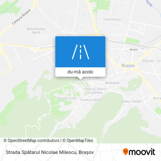 Hartă Strada Spătarul Nicolae Milescu