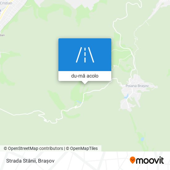 Hartă Strada Stânii