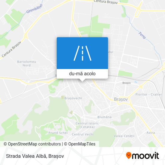 Hartă Strada Valea Albă