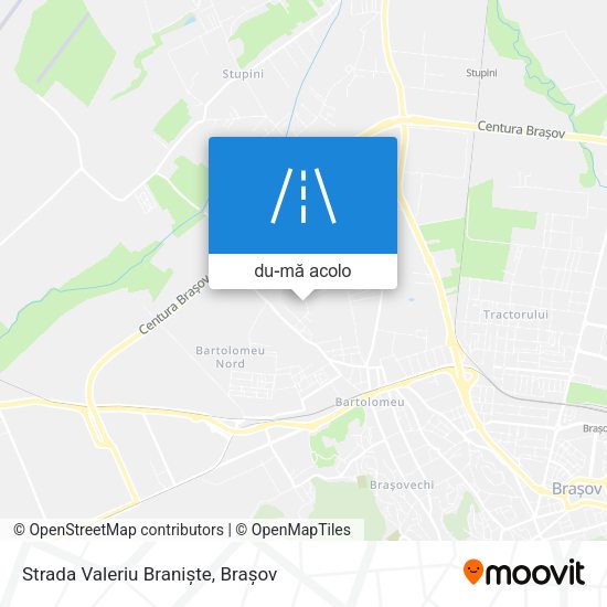 Hartă Strada Valeriu Braniște