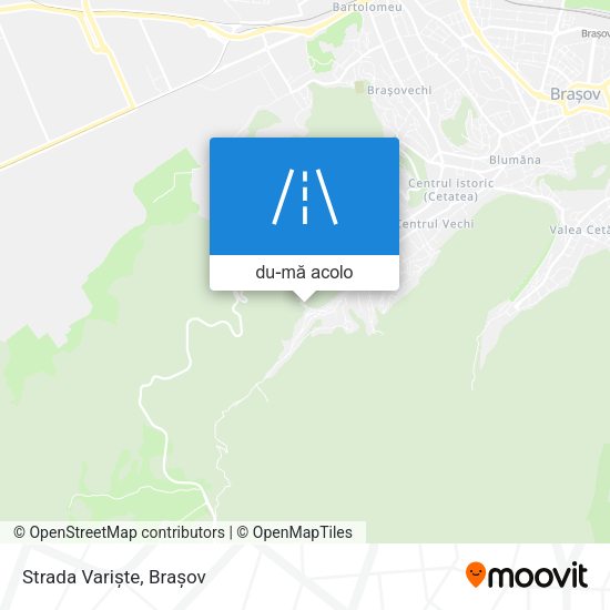 Hartă Strada Variște