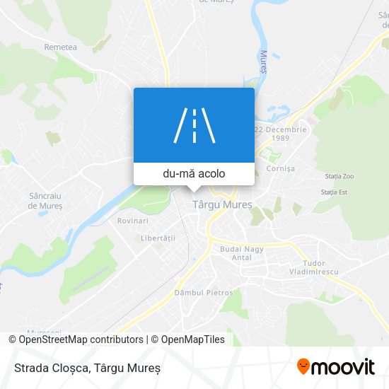 Hartă Strada Cloșca