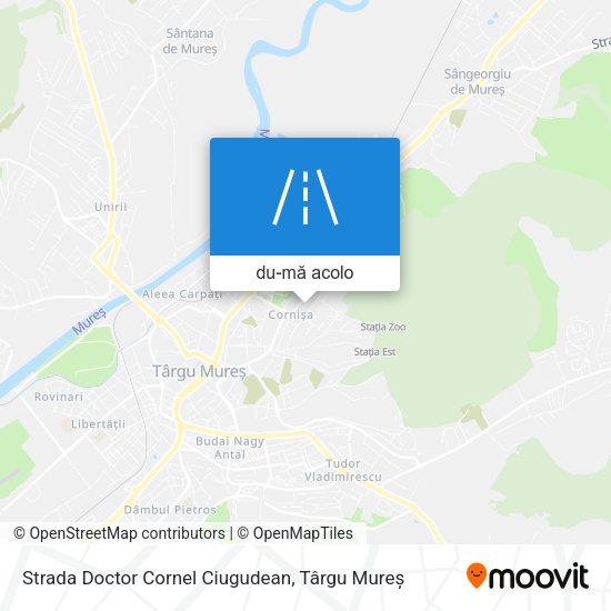 Hartă Strada Doctor Cornel Ciugudean