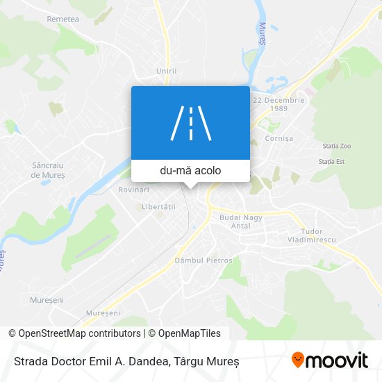 Hartă Strada Doctor Emil A. Dandea