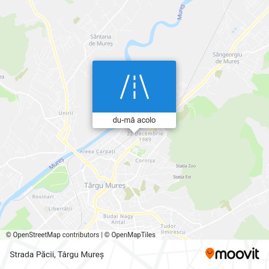 Hartă Strada Păcii