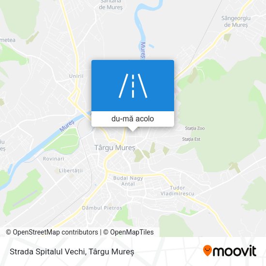 Hartă Strada Spitalul Vechi
