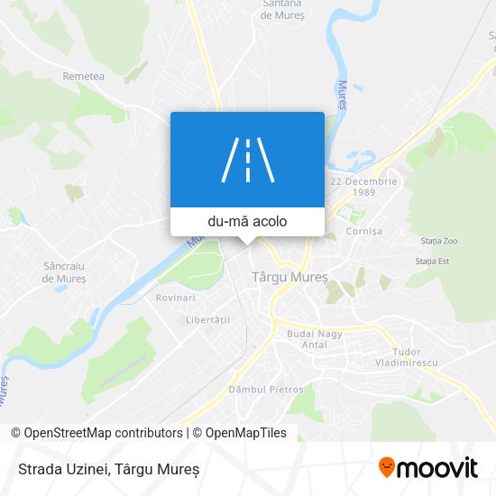 Hartă Strada Uzinei